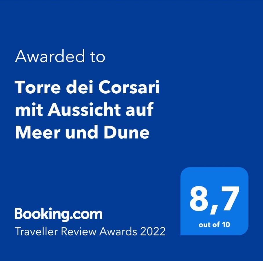 Torre Dei Corsari Mit Aussicht Auf Meer Und Dune מראה חיצוני תמונה